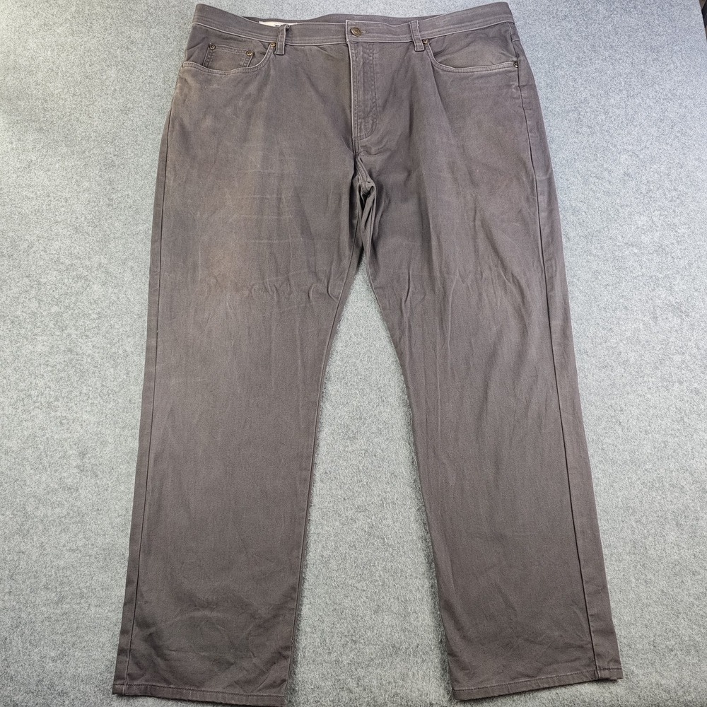 Onward Reserve Pants Mens 42x30 5 Pocket Gray Stretch Cotton Twill